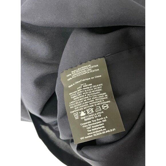 Tory Burch Womens Sheath Pencil Dress Size 2 Navy Blue Long Sleeve NWT $425 - Picture 10 of 15